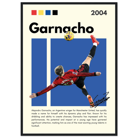 Garnacho – Football – Poster