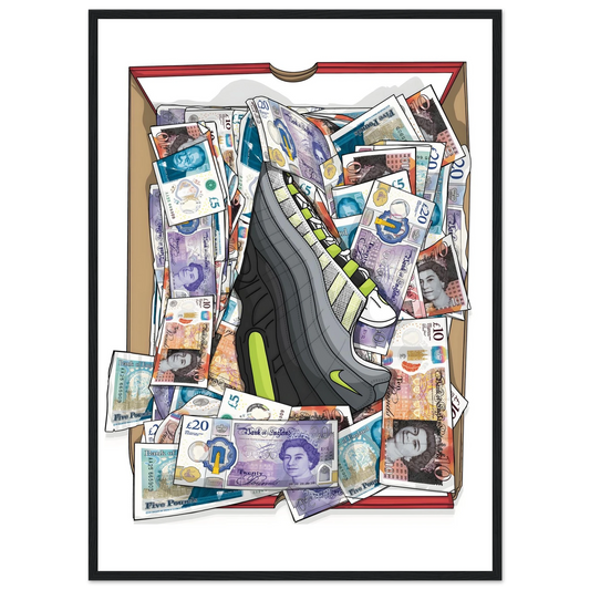 Air Max 97 Neon Money Box – Sneaker – Poster
