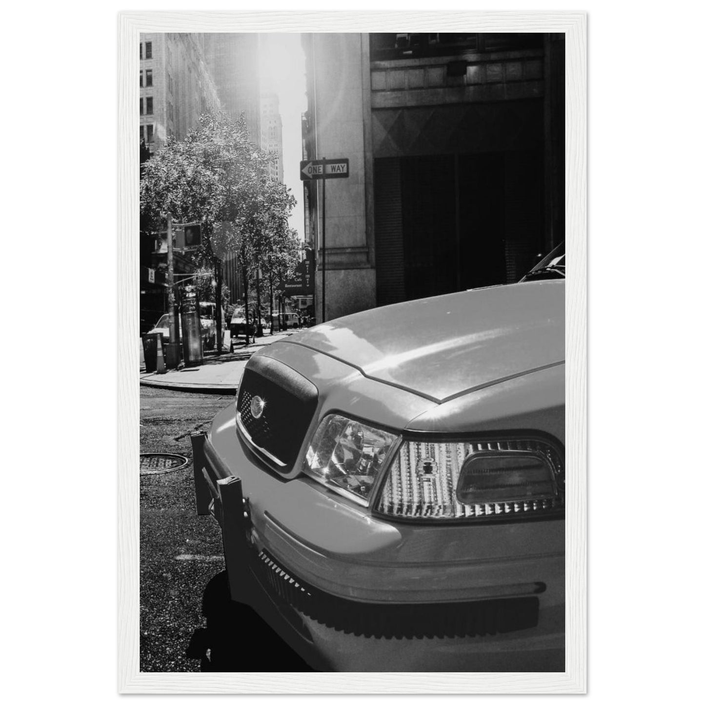 Taxi - Retro-Kunst - Poster