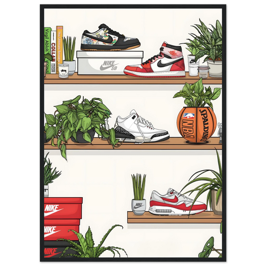 Jordan Sneaker Collection Shelf – Sneaker – Poster