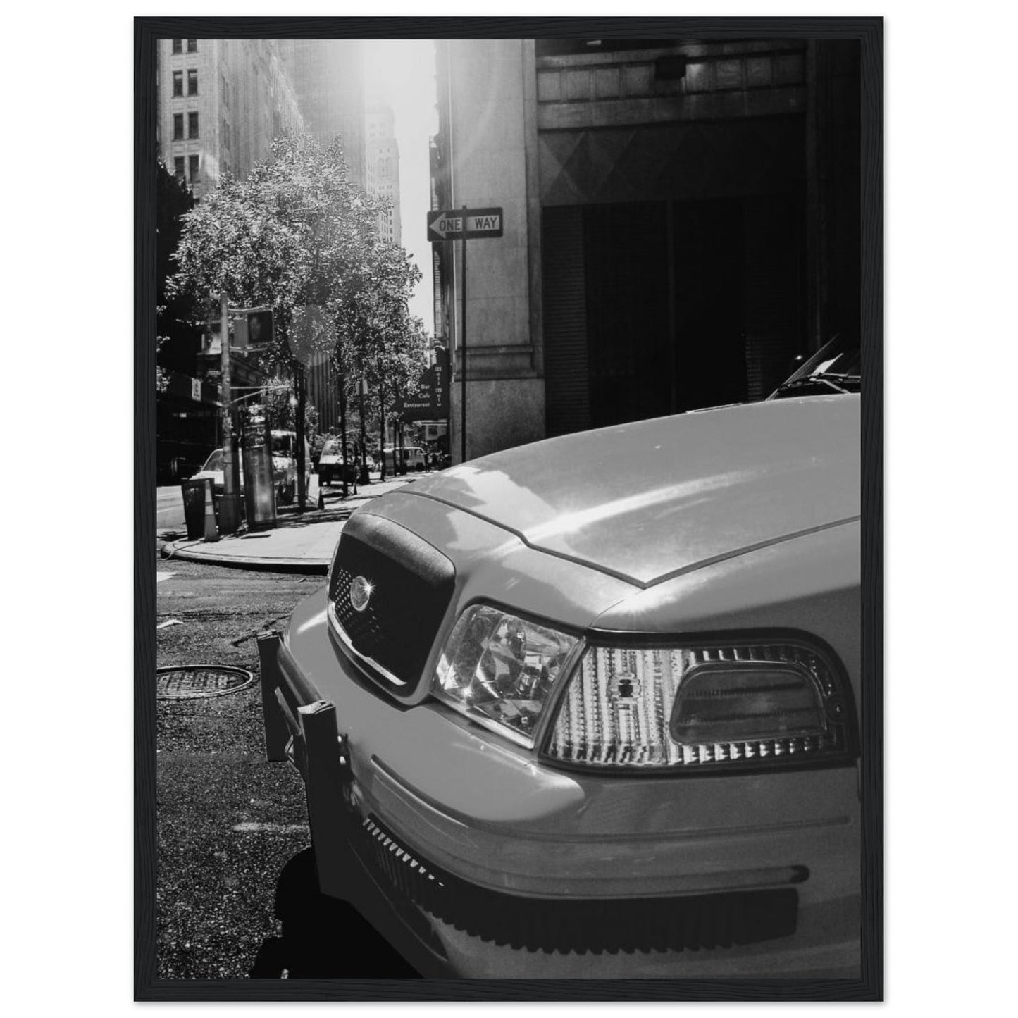 Taxi - Retro-Kunst - Poster