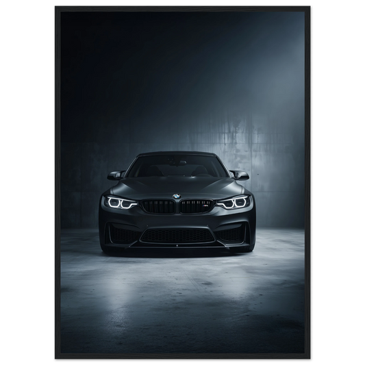 BMW M4 Black Authority – Car – Poster