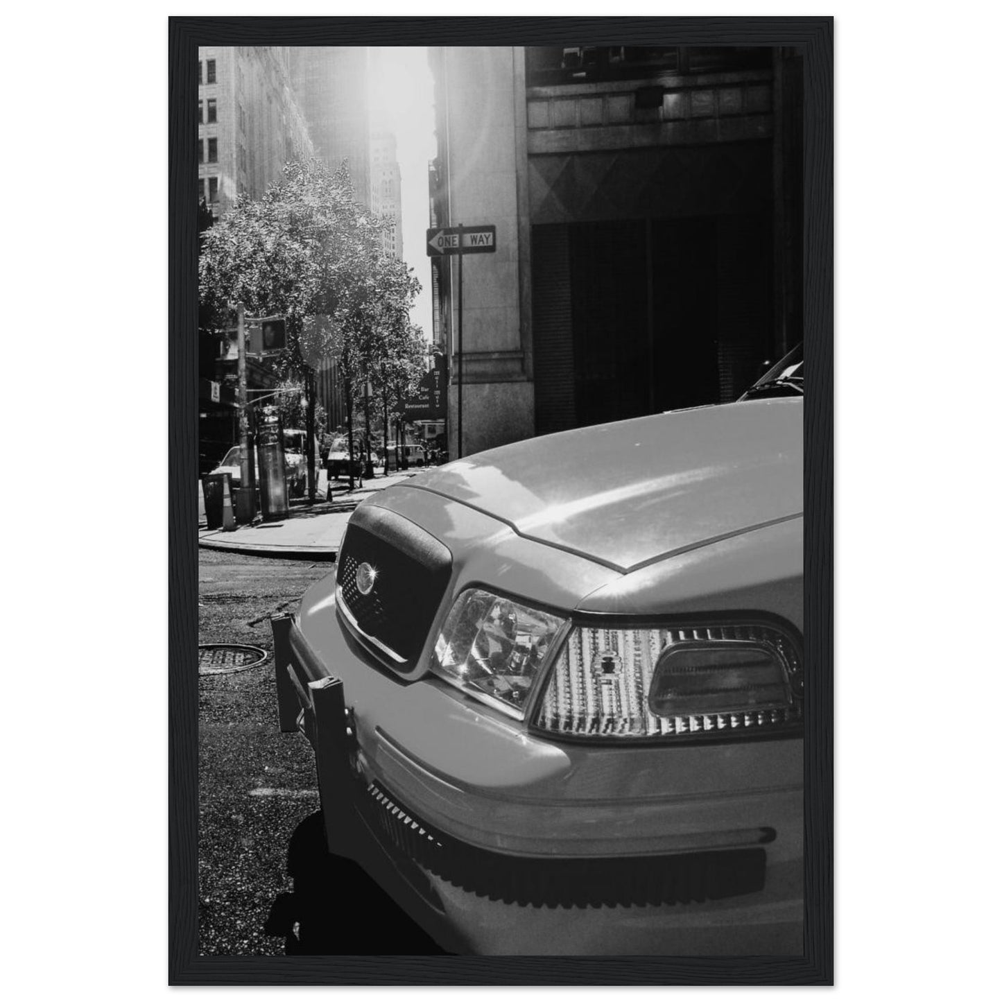 Taxi - Retro-Kunst - Poster