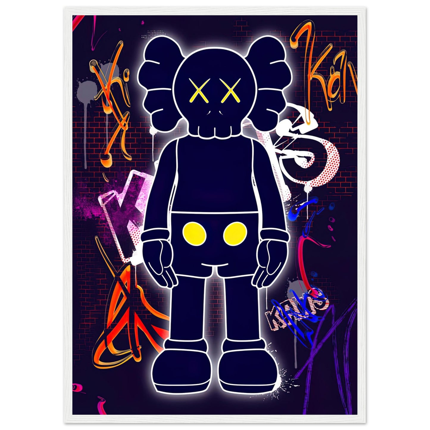 Graffiti - Kaws - Poster