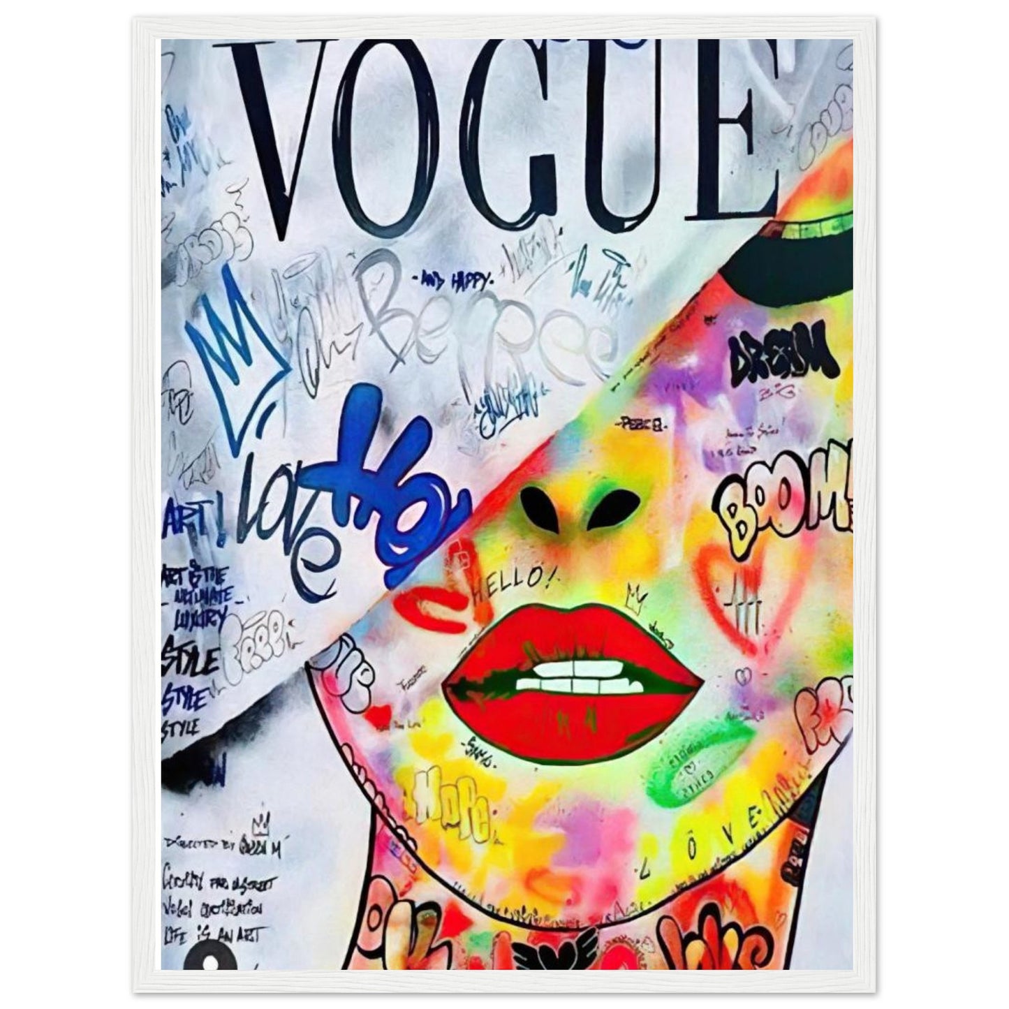 Vogue - Graffiti-Kunst - Poster