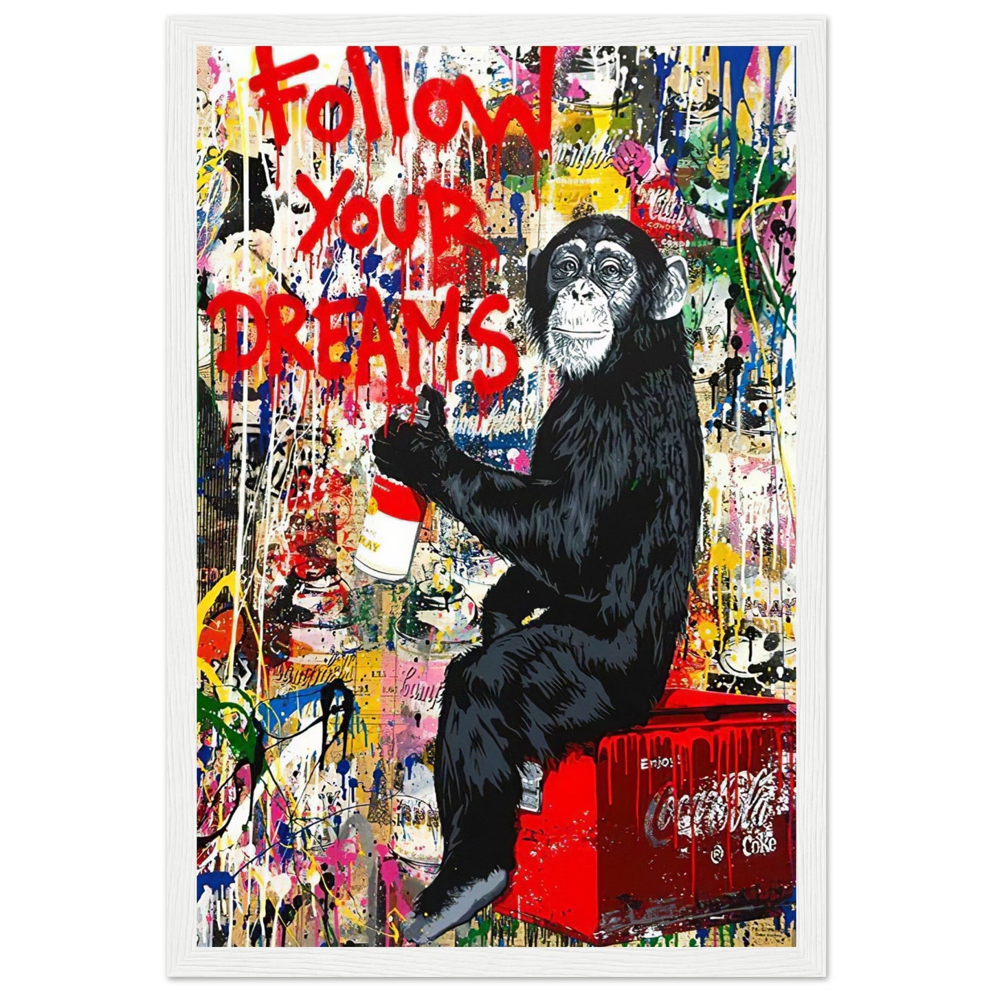 Follow Your Dreams - Graffiti Art - Poster