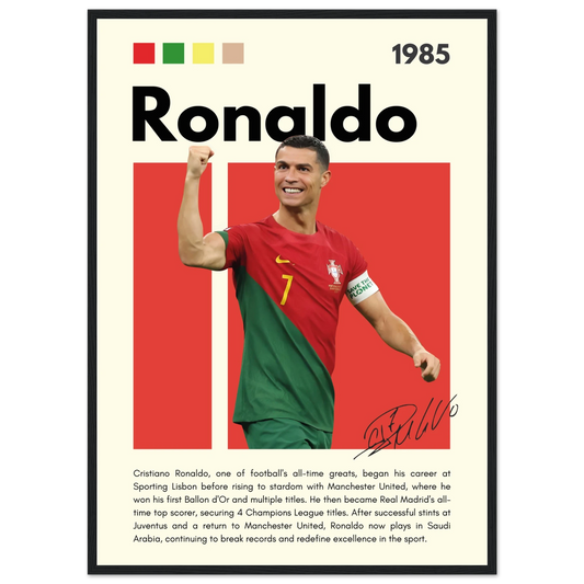 Cristiano Ronaldo – Football – Poster