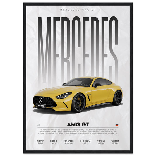 Mercedes - AMG GT - Poster