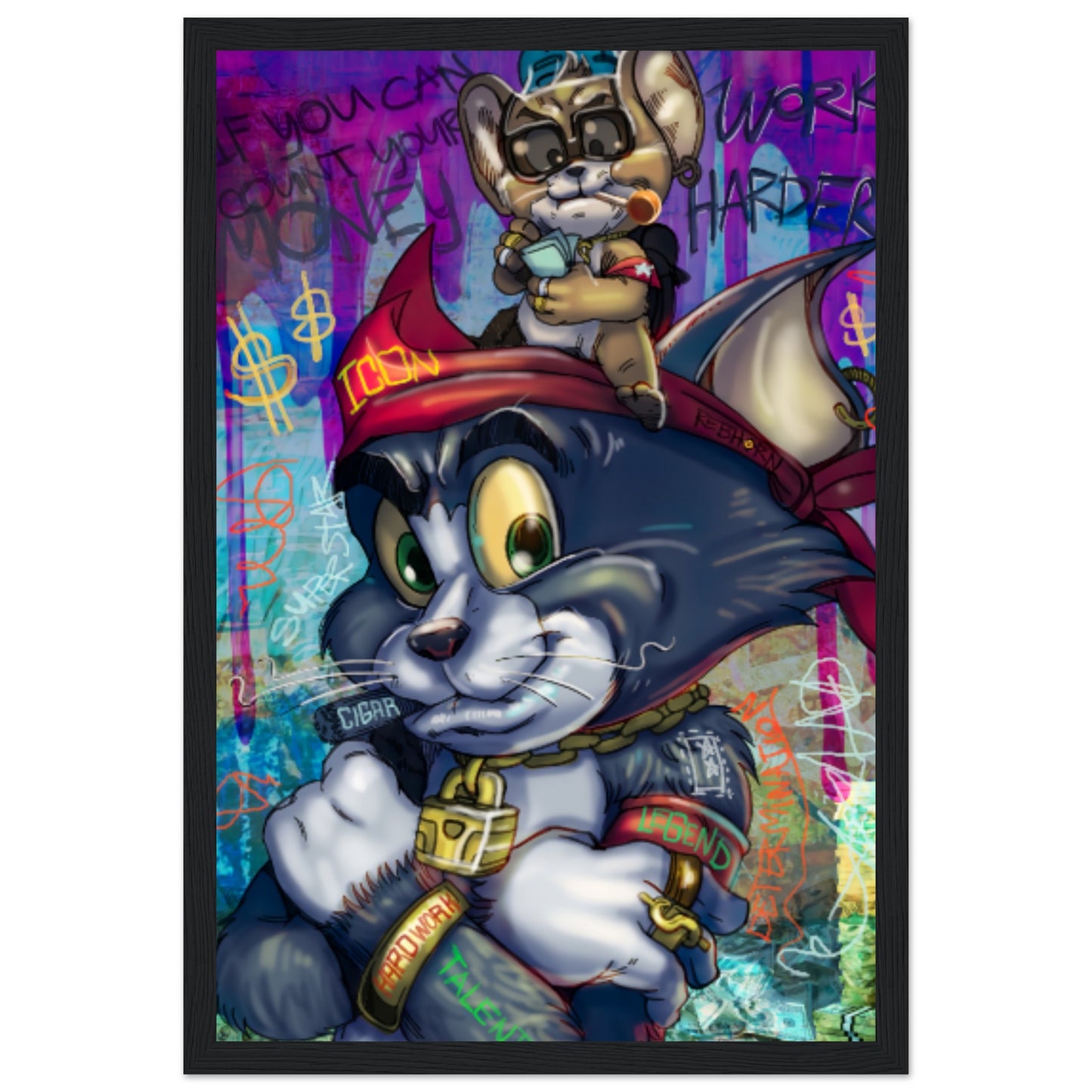 Tom&Jerry - Graffiti Art - Poster