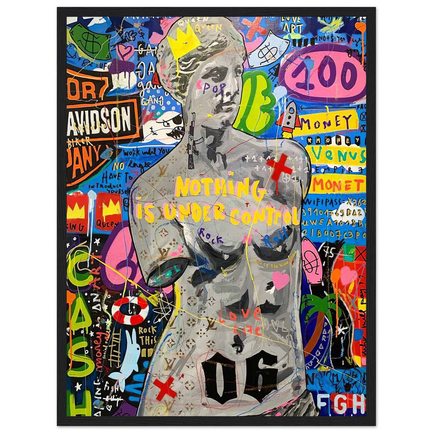 Nothing is under control - Graffiti Art - Poster