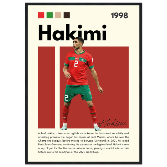 Hakimi – Football – Poster