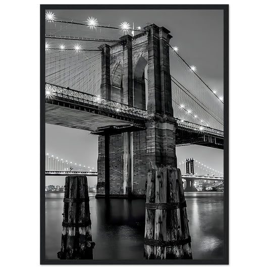 NewYork Bridge - Retro Art - Poster