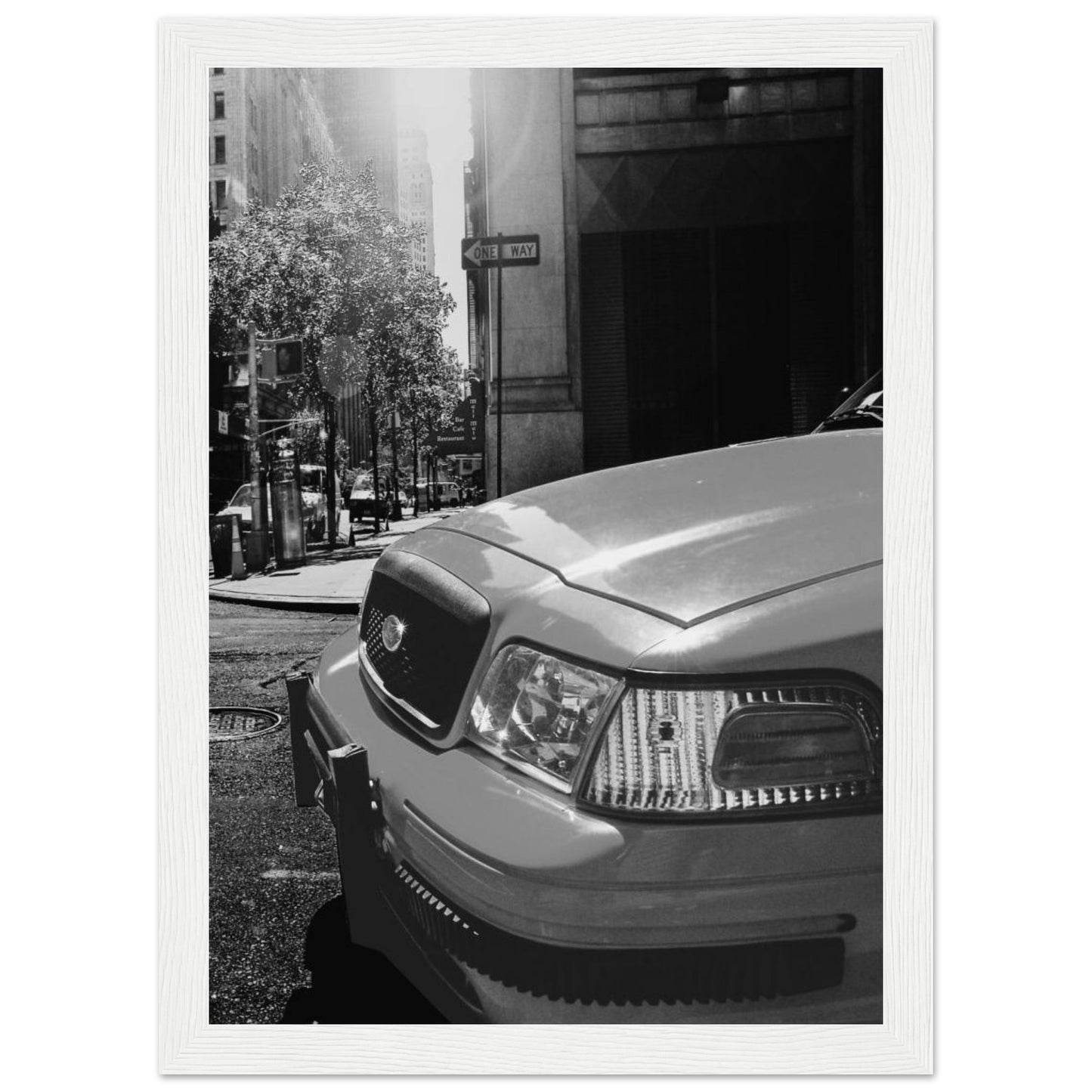 Taxi - Retro-Kunst - Poster