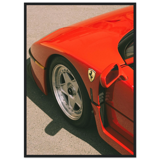 Ferrari F40 Side Detail – Car – Poster
