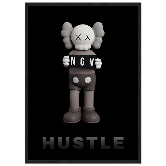 Kaws - Hustle - Poster