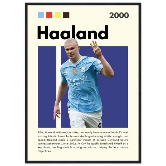 Erling Haaland – Football – Poster