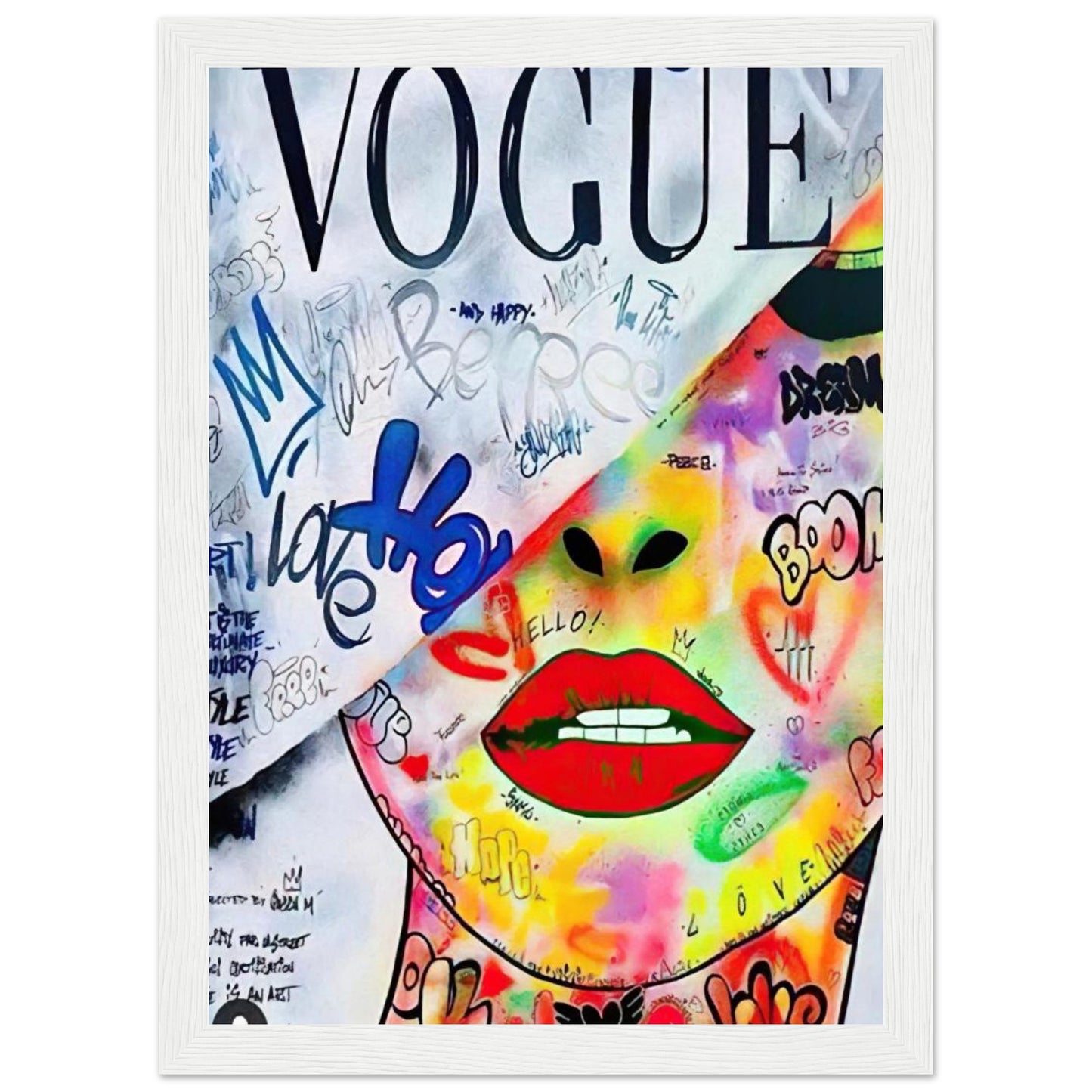 Vogue - Graffiti-Kunst - Poster