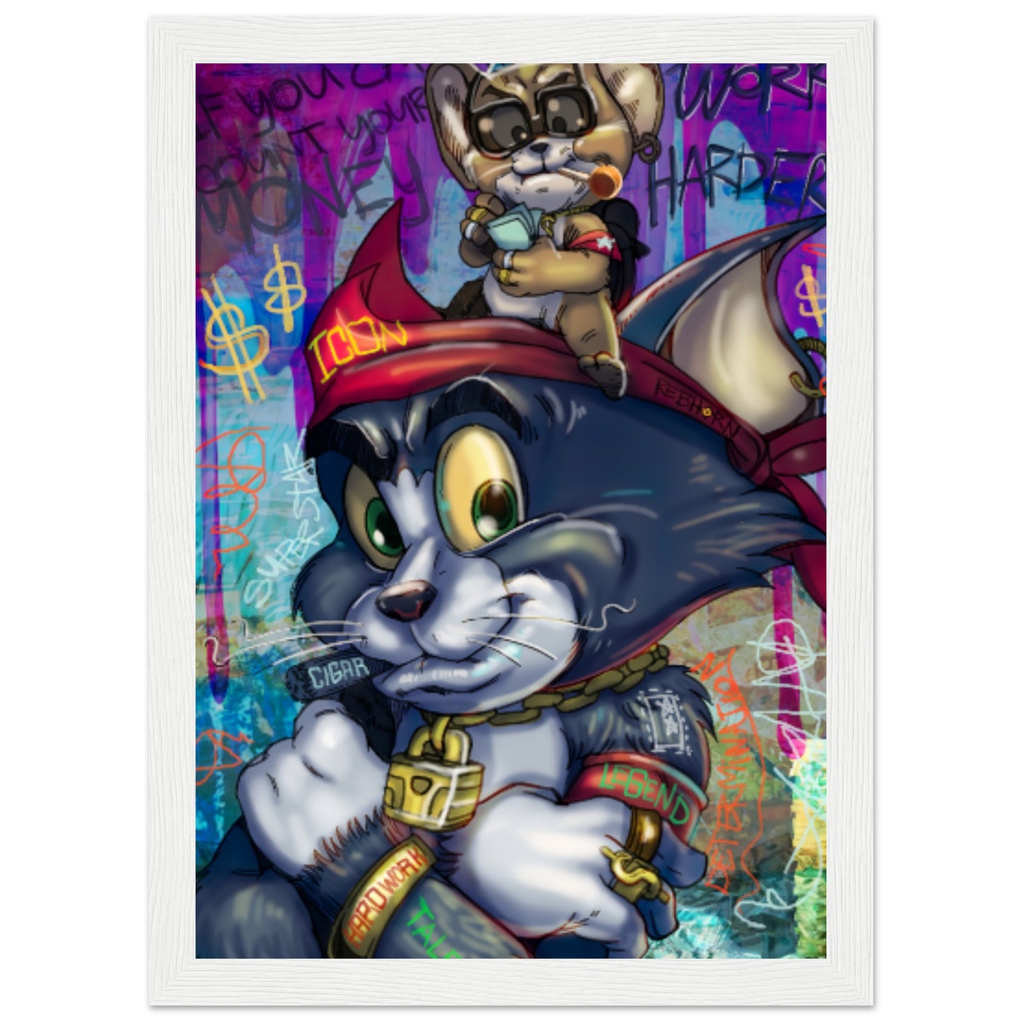 Tom&Jerry - Graffiti Art - Poster