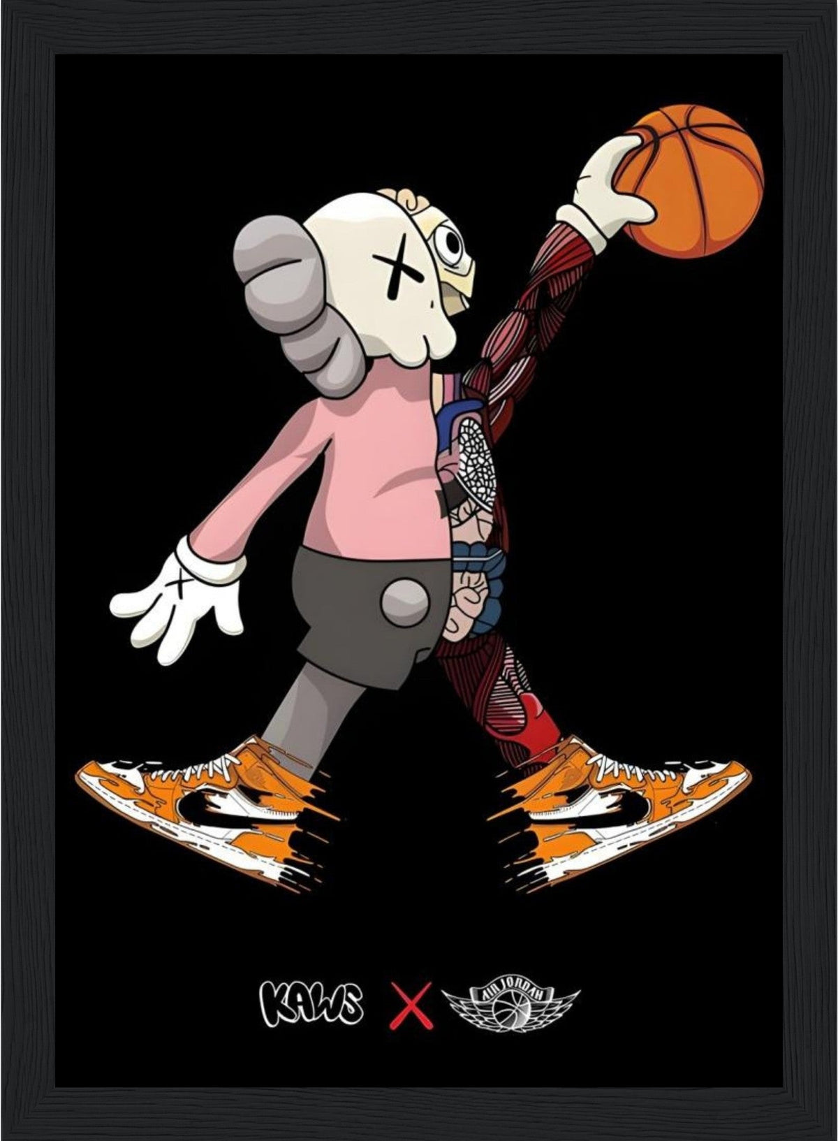 Air Jordan - Kaws - Poster