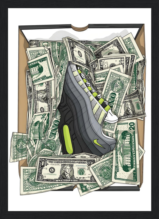 Air Max 97 Dollar Money Box – Sneaker – Poster