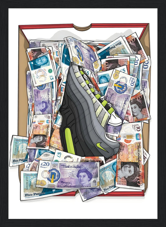 Air Max 97 Neon Money Box – Sneaker – Poster