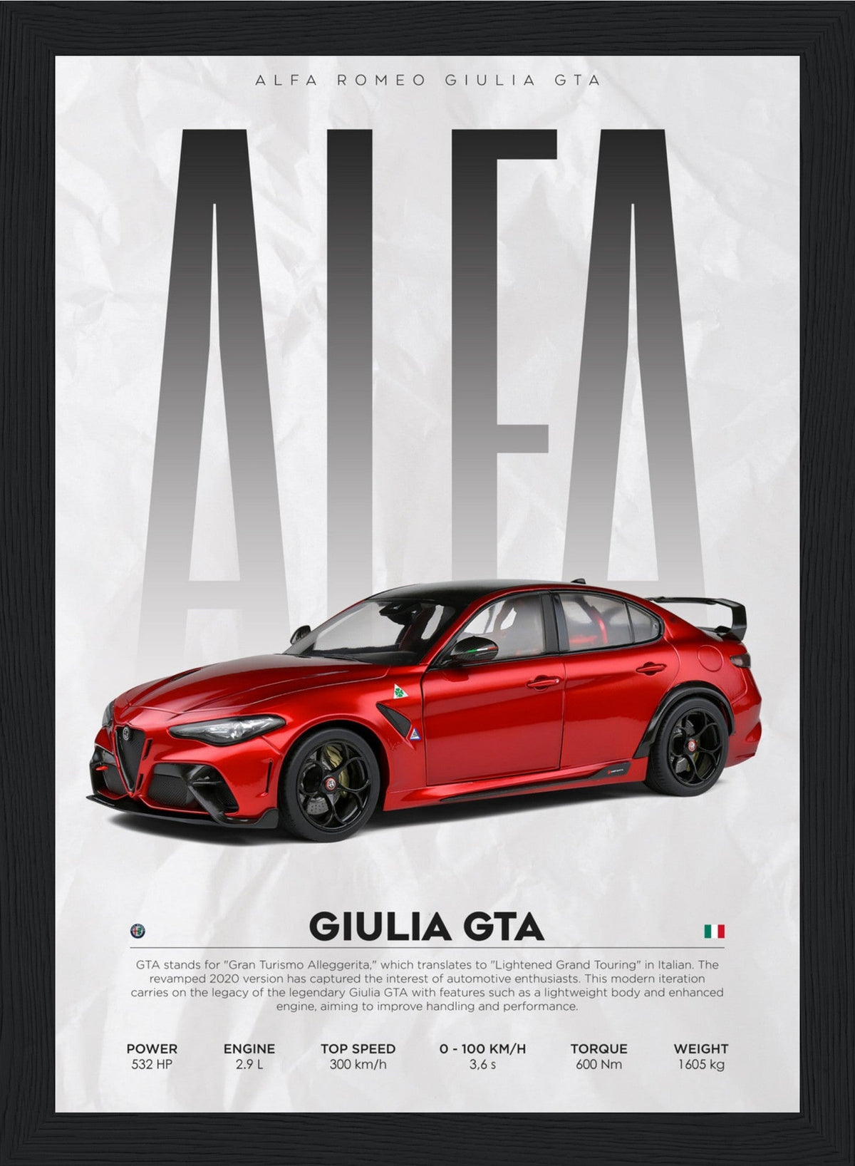 Alfa Romeo - GTA - Poster