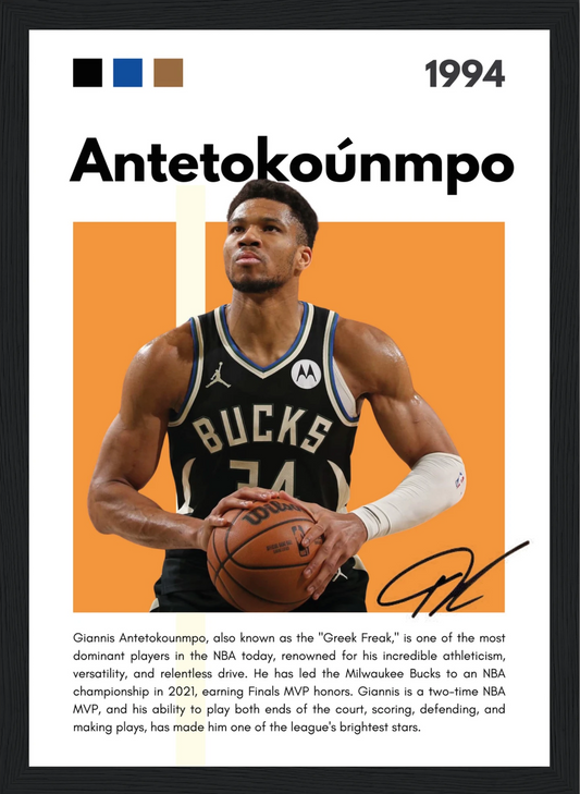 Antetokounmpo – NBA – Poster