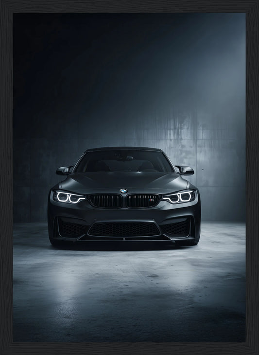 BMW M4 Black Authority – Car – Poster