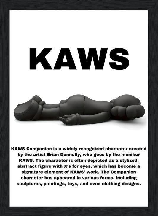 Black Kaws - Death - Poster
