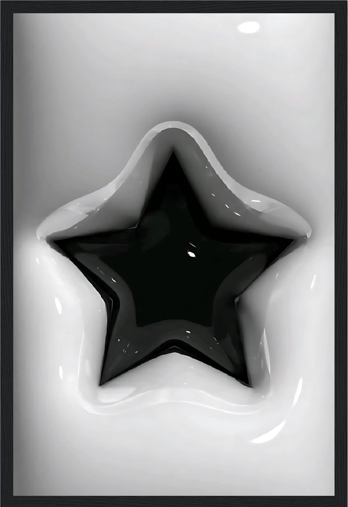Black Star - 3D - Art