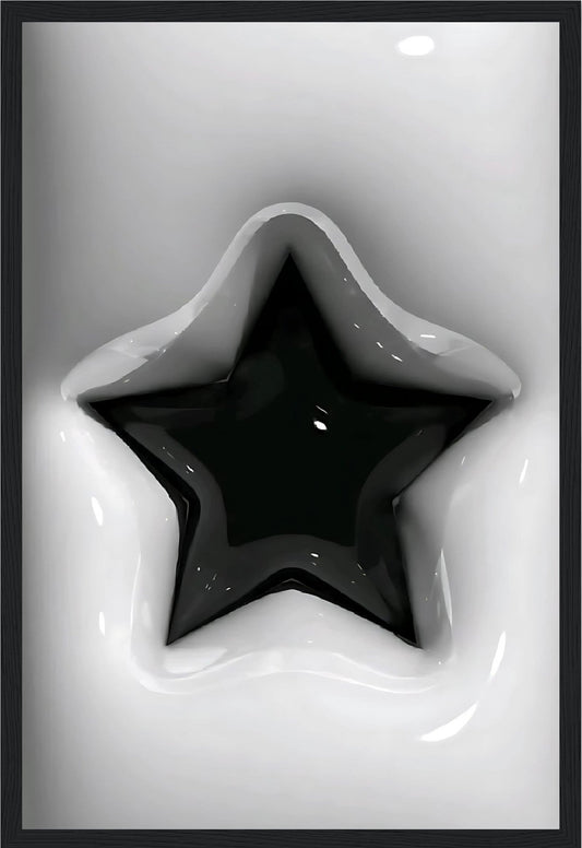 Black Star - 3D - Art