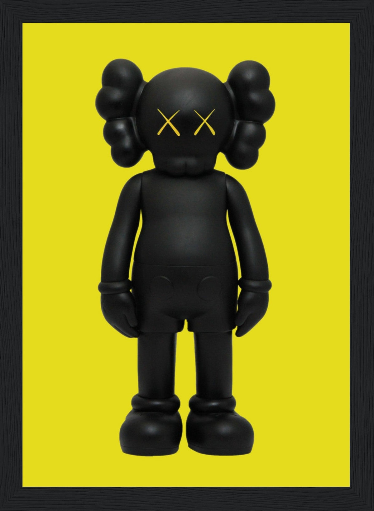 Black&Yellow - Kaws - Poster