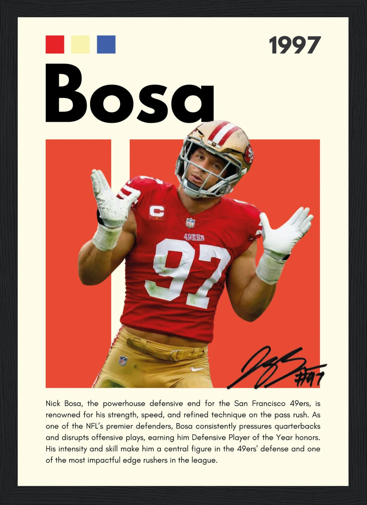 Bosa – NFL – Poster