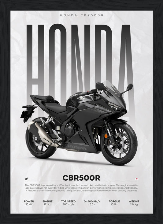 CBR 500R - Honda - Poster