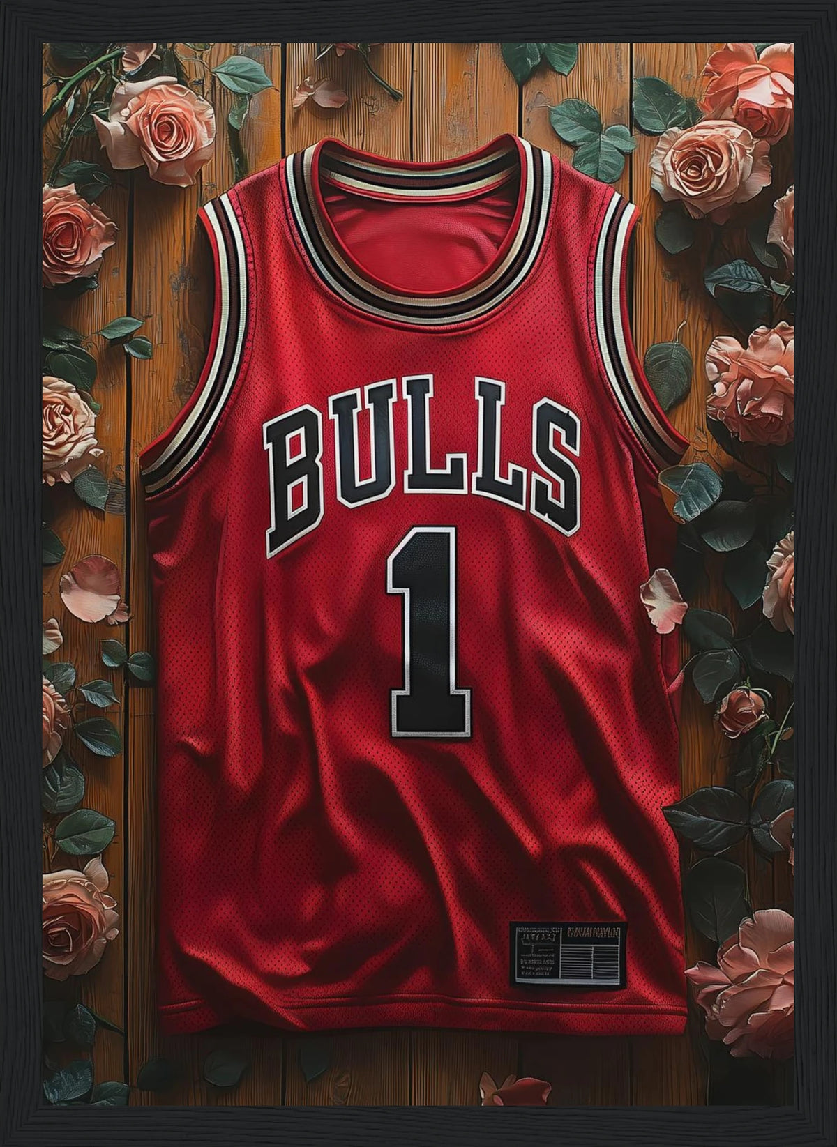 Derrick Rose 1 Rose Garden Jersey – NBA – Poster