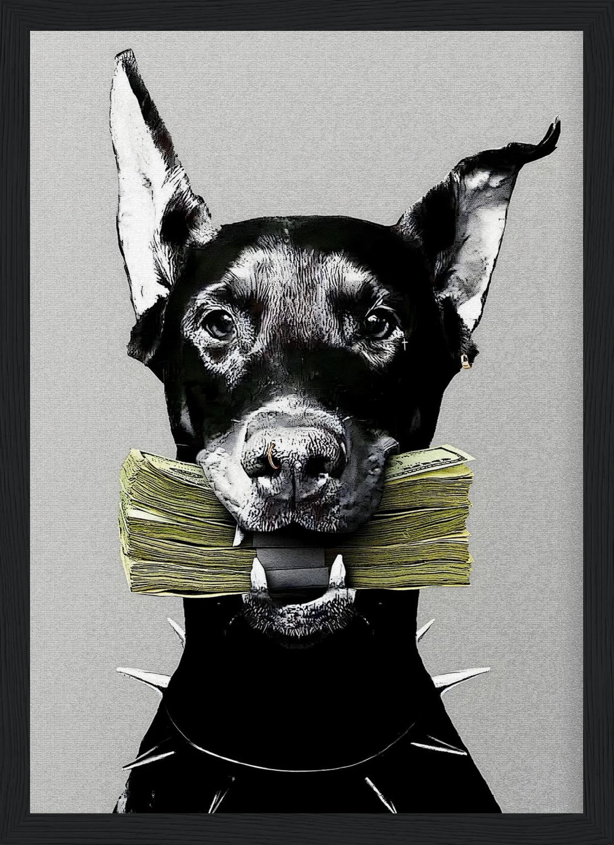 Doberman Cash Grip – Fashion – Poster