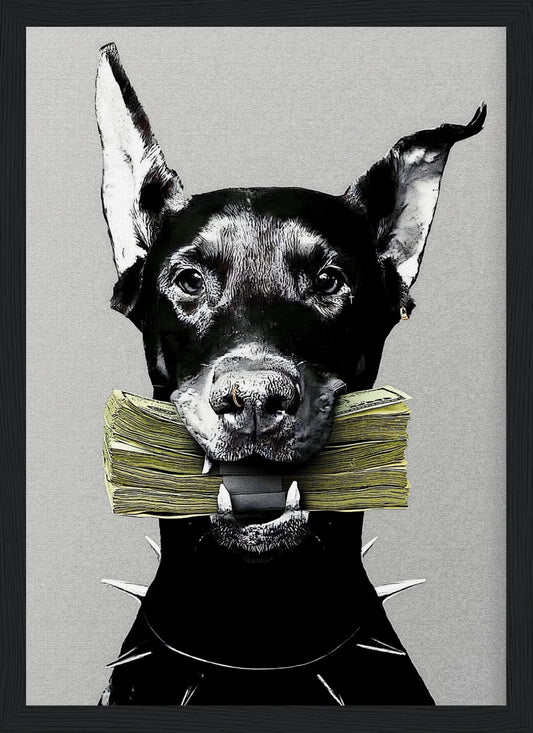 Doberman Cash Grip – Fashion – Poster