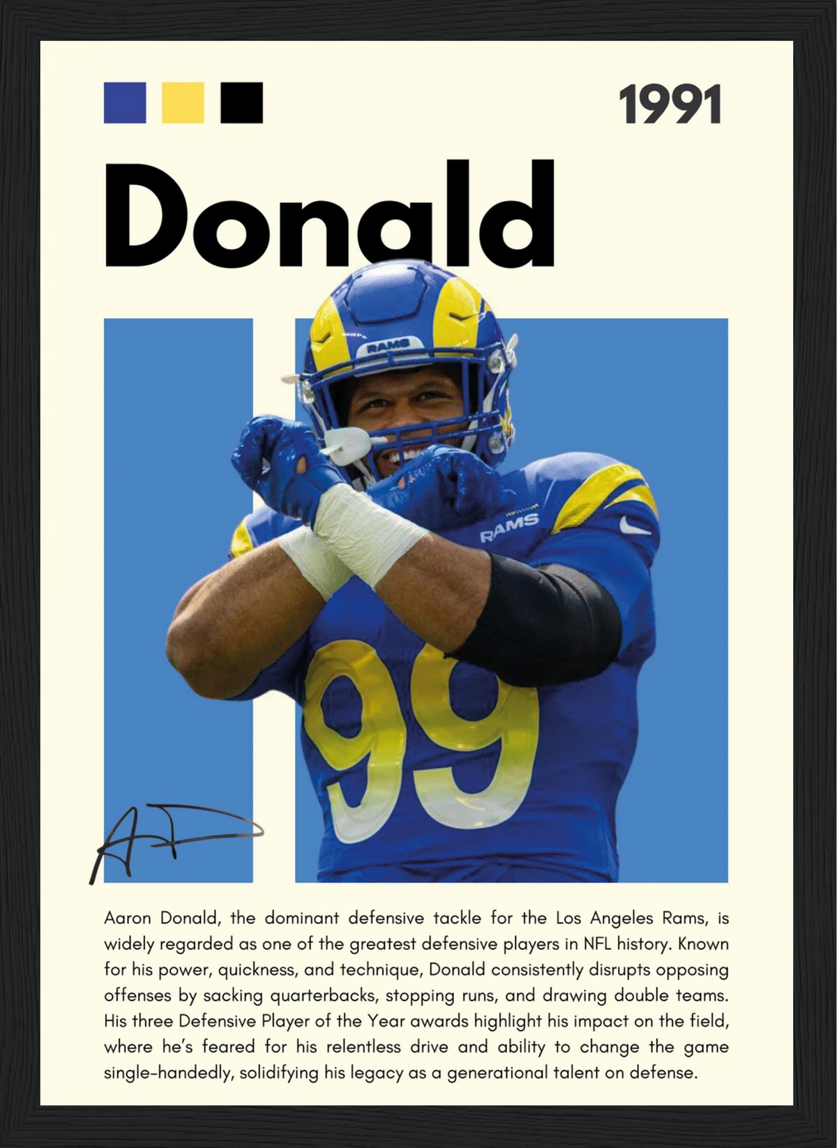 Donald – NFL – Poster (X Celebration)
