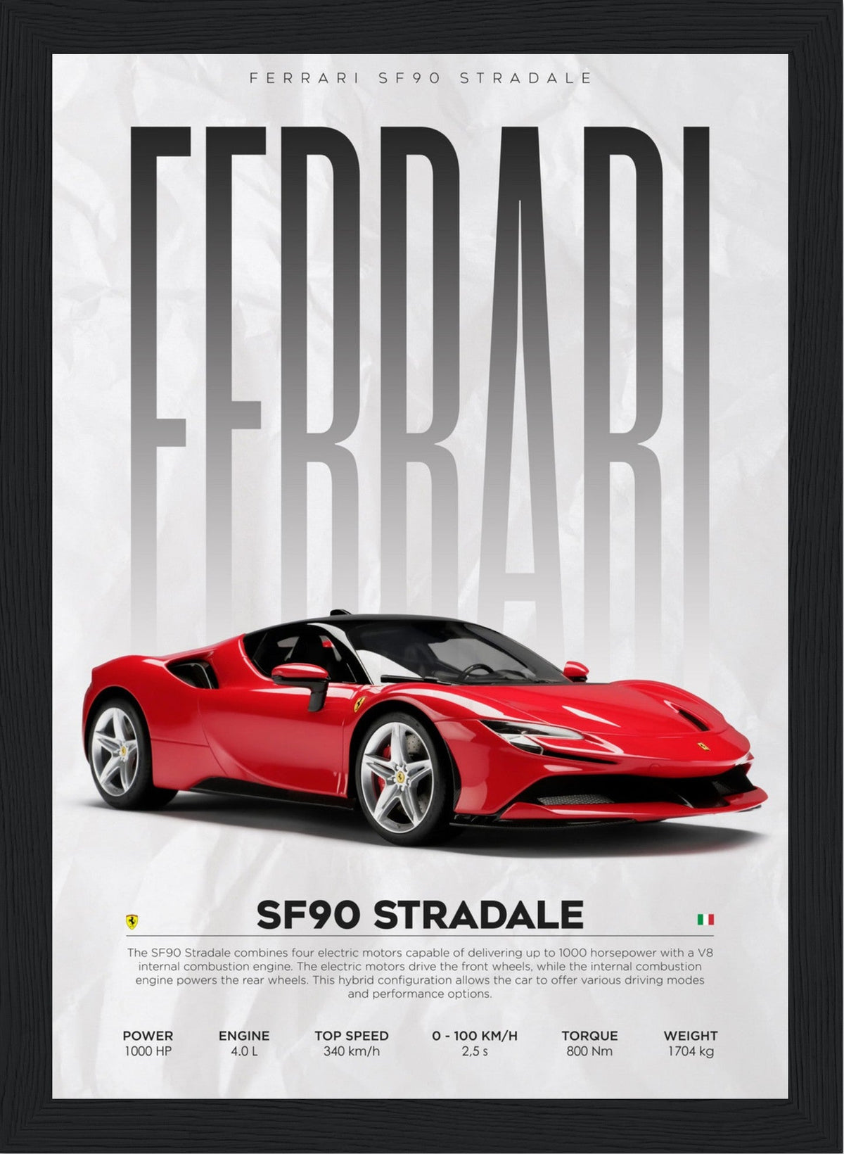Ferrari - SF90 - Poster