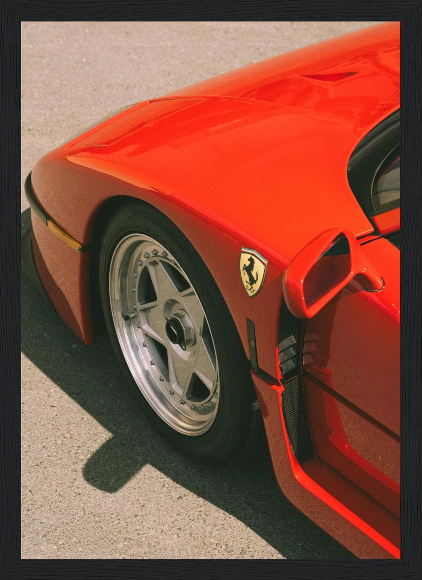 Ferrari F40 Side Detail – Car – Poster