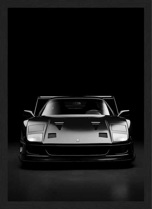 Ferrari F40 Studio Front – Car – Poster