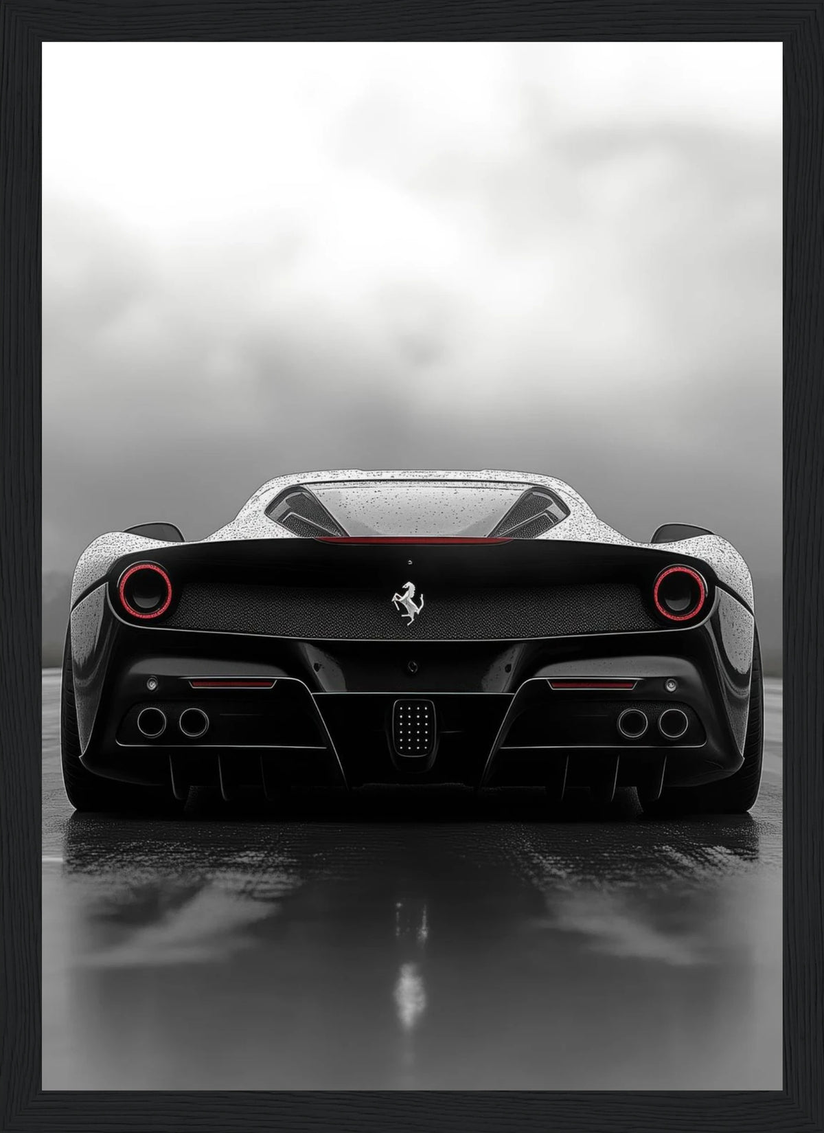 Ferrari LaFerrari Rear – Car – Poster