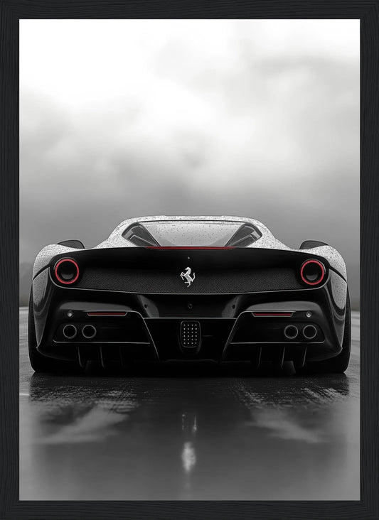 Ferrari LaFerrari Rear – Car – Poster
