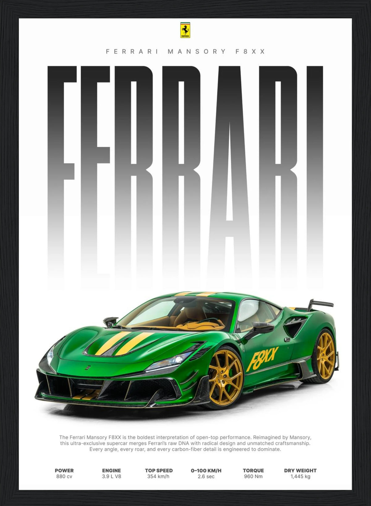 Ferrari Mansory F8XX – Cars – Poster