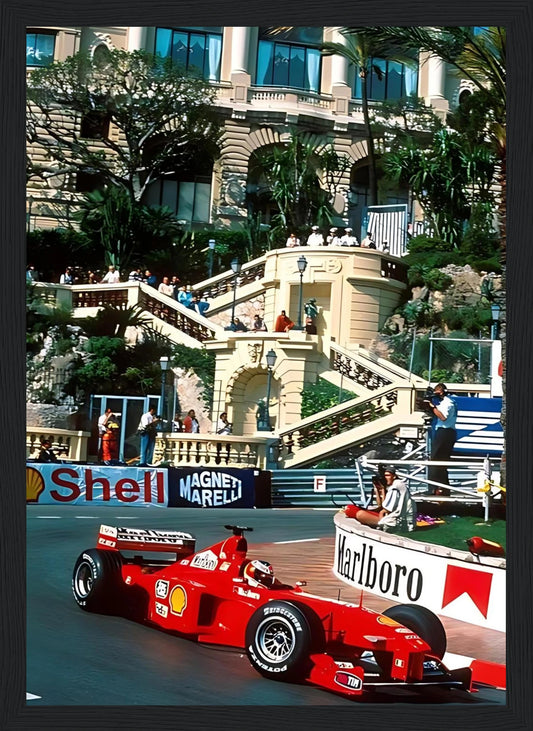 Ferrari – Monaco Grand Prix Legend – Poster