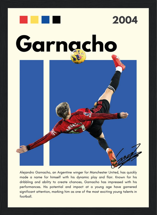 Garnacho – Football – Poster