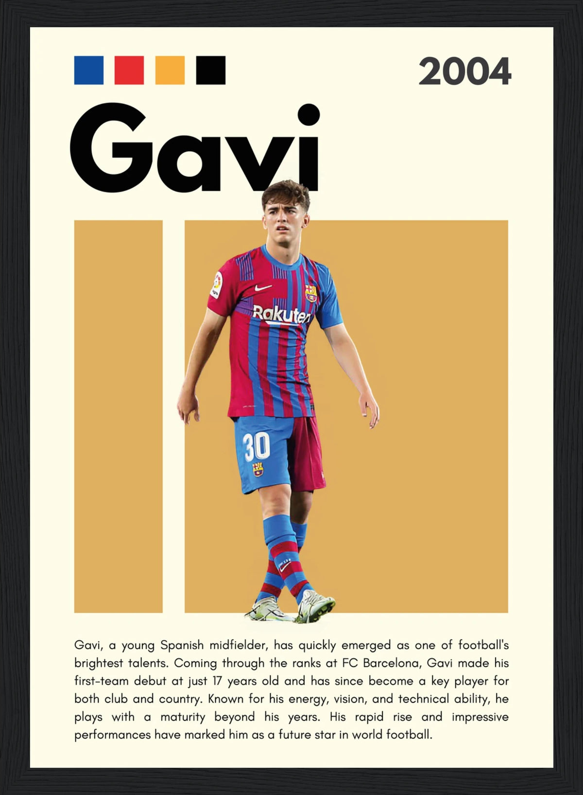 Gavi – Football – Poster