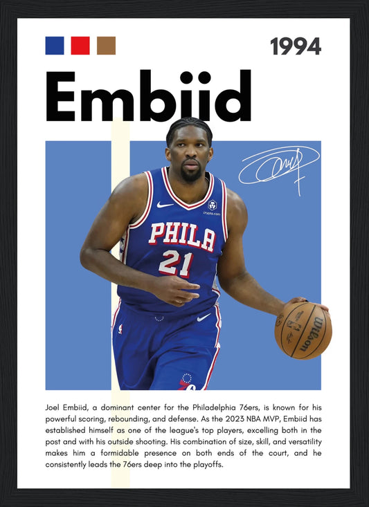 Joel Embiid – NBA – Poster