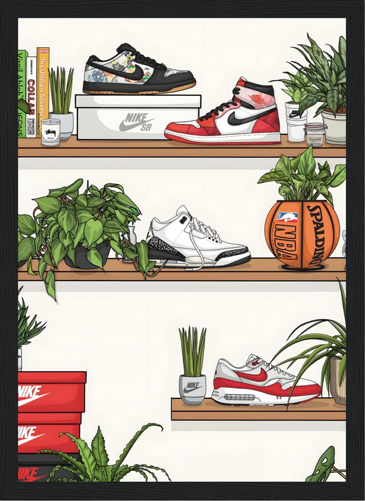 Jordan Sneaker Collection Shelf – Sneaker – Poster