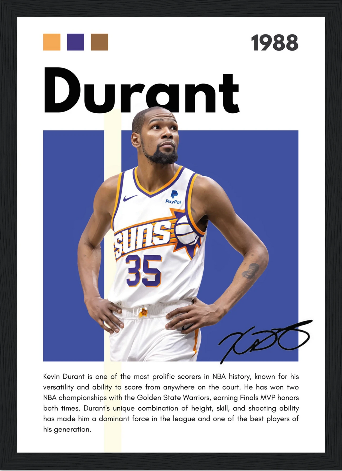 Kevin Durant – NBA – Poster